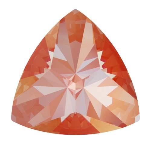 Cabochon triangle PureCrystal 4799 9 mm Crystal Orange Glow Delite x 1