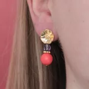 Perles rondes PureCrystal 5000 6 mm - Rose Peach x6