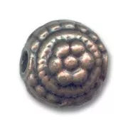 Bombée métal  12 mm cuivré vieilli x1