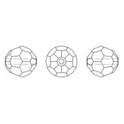 Perles rondes PureCrystal 5000 4 mm - Rose Peach x20