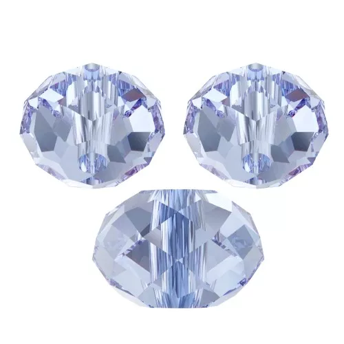Ronde aplatie PureCrystal 5040 6 mm Light Sapphire x1