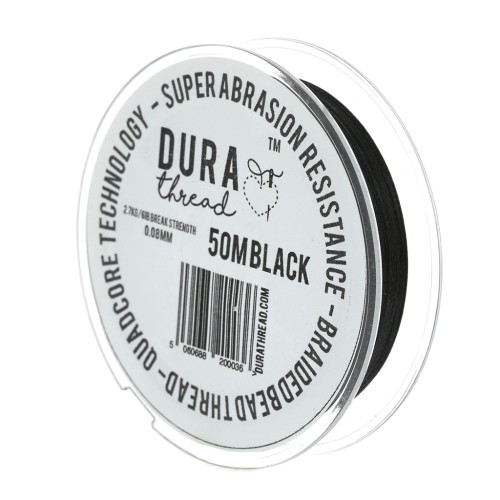 Fil DURAthread 0.08 mm Noir x50 m