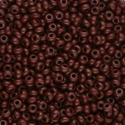 Preciosa Perles rocailles 9/0 2.5 mm - Opaque Chocolate x20g