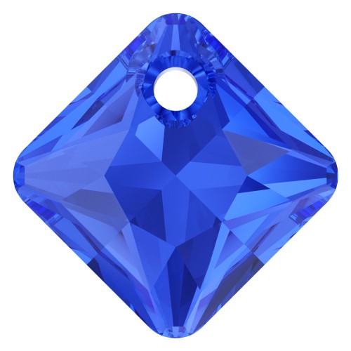 Pendentif Princess Cut PureCrystal 6431 11.5 mm Majestic Blue x1