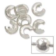 Caches perles à écraser 4 mm en Argent 925 x20|raw }}