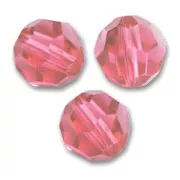 Rondes PureCrystal 5000 6 mm Indian Pink x6