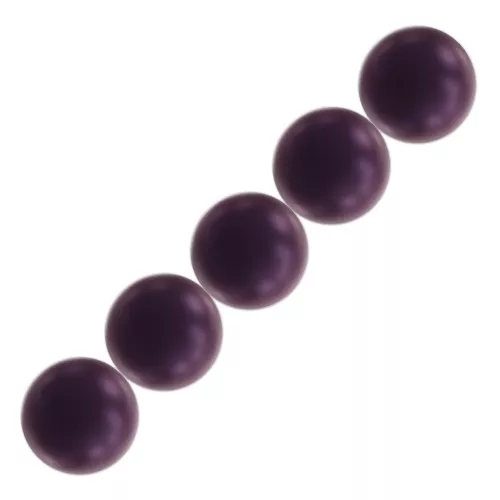 Perles nacrées PureCrystal 5810 12 mm Elderberry Pearl x4
