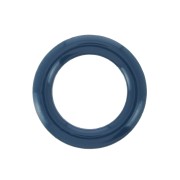 Intercalaire anneau style donuts en résine époxy 23mm Bleu Pétrole x1