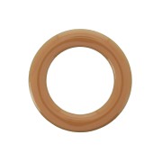 Intercalaire anneau style donuts en résine époxy 23mm Moutarde x1