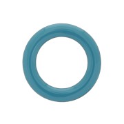 Intercalaire anneau style donuts en résine époxy 23mm Turquoise x1|raw }}