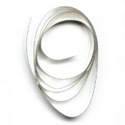 Fil plat pour sertissure en Argent fin 4 mm x 50 cm|raw }}