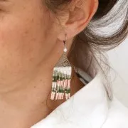 Perles rondes nacrées légères en résine 4 mm Blanc x20