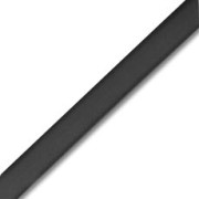 Lacet plastique  5.8x1.9 mm Noir Opaque x 50 cm