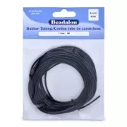 Cordon tube en caoutchouc synthétique (Néoprène)  1,7 mm x 5 m