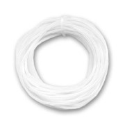 Cordon tube en caoutchouc synthétique (Néoprène) 1,7 mm transparent satiné x 5m|raw }}
