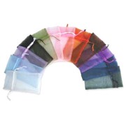 Assortiment de sachets Organza 100x145 mm x12|raw }}