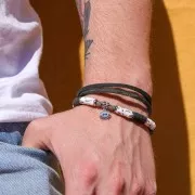 Perles Heishi rondelles  en pâte polymère 6x1 mm Vert Pomme x39 cm