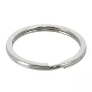 Porte clés anneau 32 mm à personnaliser - Acier inoxydable x1