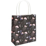 Sac en papier Paper Poetry 18x21 cm Méduses x 2