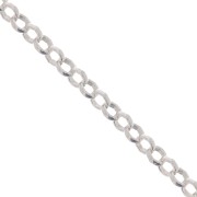 Chaîne maille jaseron 3.3 mm - Argent 925 x 50cm|raw }}