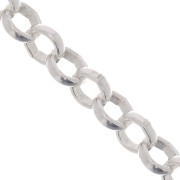 Chaîne maille jaseron 3.3 mm - Argent 925 x 50cm