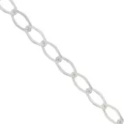 Chaîne maille Rombo limée 5.5 mm en Argent 925 x 50cm