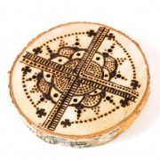 4 embouts décoratifs pyrograveur - Graine Creative - pour décorer bois & cuir x1