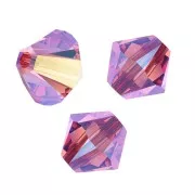 Toupies en cristal PureCrystal 4 mm Rose Peach Shimmer 2X x50