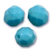 Facettes 3 mm Opaque Turquoise x50