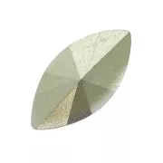 Cabochons facettés forme navette en résine 18x9 mm Pink x5