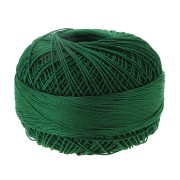 Fil de coton Lizbeth taille 20 n°638 Christmas Green x192m