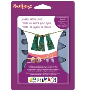 Moule en silicone Sculpey pour bijoux Pendentifs/breloques x1