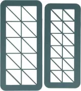 Sculpey - 2 emporte-pièces mosaïque Triangles pour modelage et pâte polymère