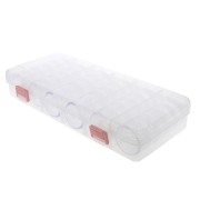 Mallette de rangement pour perles, rocailles et fournitures 27x12x4.5 cm 28 boites|raw }}