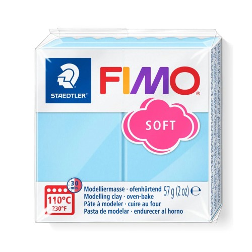 Pâte Fimo Soft 57gr - Aqua (n°305)