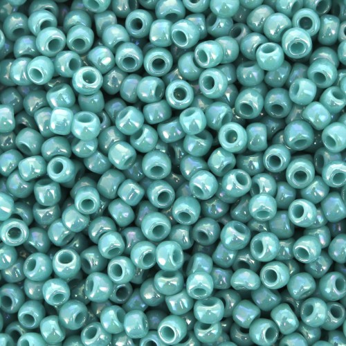 Rocaille Toho 11/0 TO11R413 - Opaque Rainbow Turquoise x8g
