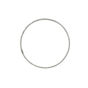 Cercle nu en métal pour attrape rêves suspension et abat-jour 10cm Argenté vieilli|raw }}