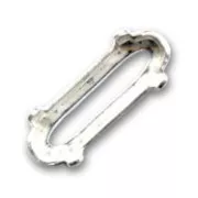 Serti griffe pour cabochon PureCrystal 4161 15x5 mm argenté