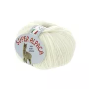 Laine Super Alpaca n°018 - 100% Naturel - Ecru x40g