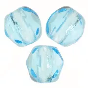 Facettes 3 mm Aquamarine  x50
