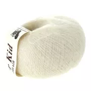 Laine Super Kid Mohair n°001 - Ecru x150g