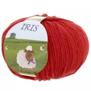 Laine Iris n°826 - Rouge - x100g