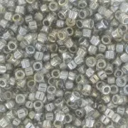 Miyuki Delica 11/0 DB0114 - Transparent Silver Gray Gold Luster x8g