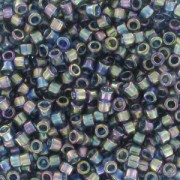 Miyuki Delica 11/0 DB0111 - Transparent Blue Gray Rainbow Gold Luster x8g|raw }}