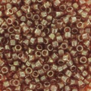 Miyuki Delica 11/0 DB0102 - Peach Topaz Gold Luster x8g|raw }}