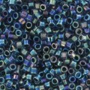 Miyuki Delica 11/0 DB0085 - Blue Lined Aqua AB x8g