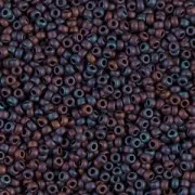 Rocaille Miyuki 11/0 2016 - Metallic Dark Plum Iris Mat x8g