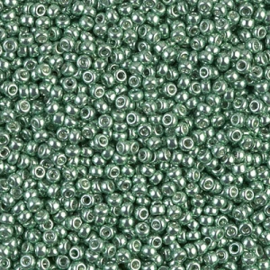 Rocaille Miyuki 11/0 1074 - Galvanized Sea Green x8g