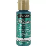 Peinture acrylique métallique - DecoArt Dazzling Metallics - Teal x59 ml