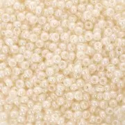 Preciosa Perles rocailles 11/0 2 mm - Crème nacré x250g